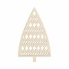 Sapin en bois, 10cm, 3 pcs