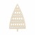 Wooden fir 10cm, 3 pcs