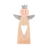 Ange déco en bois, 17cm