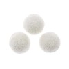 Boules effet neige, 2cm, 30 pcs