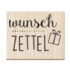 Motivstempel Wunsch Zettel 3.7x3cm