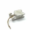 Trineo de madera 4x8cm, blanco antiguo
