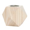 Bougeoir en bois Geometric, 9cm