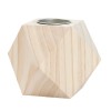 Palmatoria de madera, Geometric, 9cm