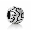 Round beads large hole, 11mm, 5 pces