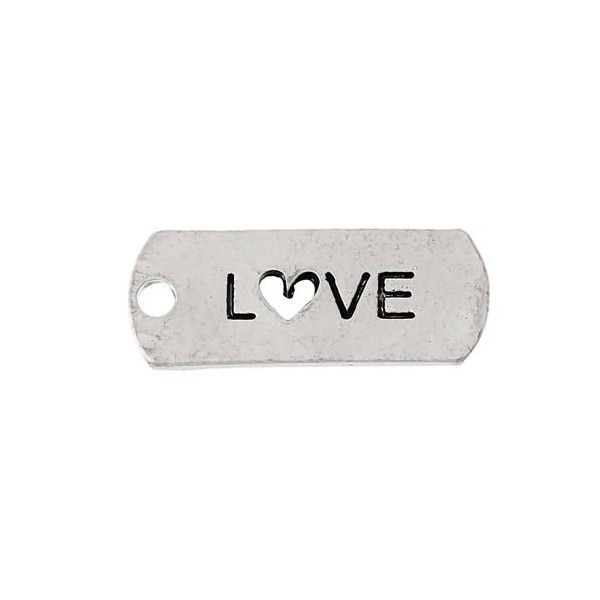 Hanging tags,  Love, 6 pcs