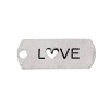 Hanging tags,  Love, 6 pcs
