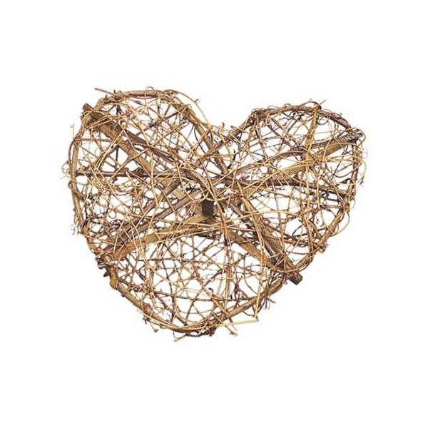 Corazon ramas de vid 30cm