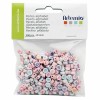 Perles alphabet, mix pastel, 300 pcs