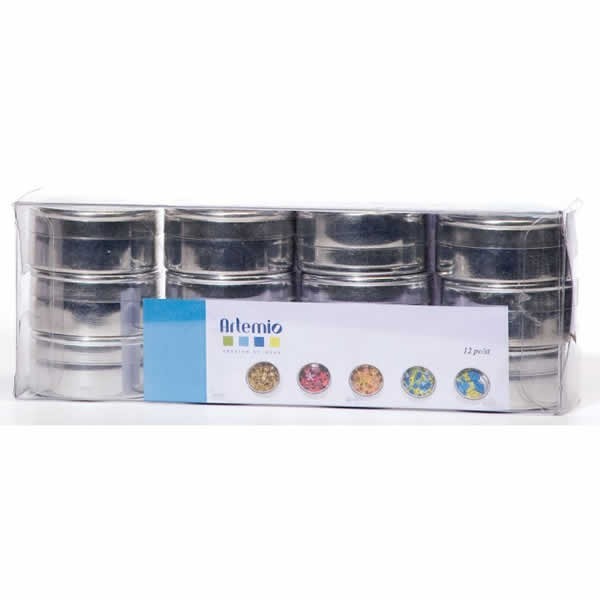 Artemio - Storage jars Ø5cm/2cm, 12 pcs