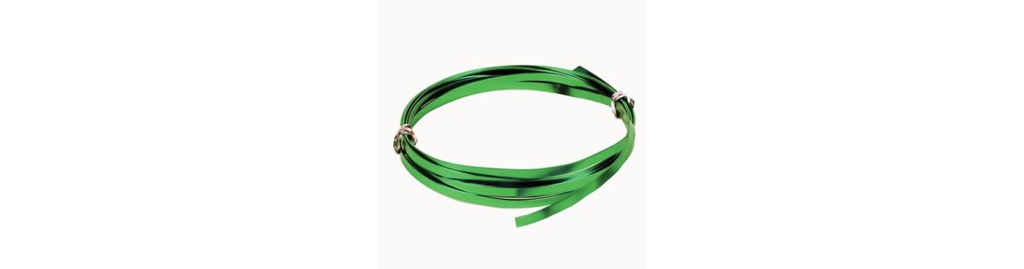 Flat aluminium wire