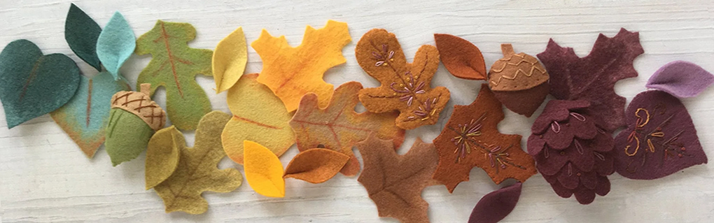 Feutrine et broderie